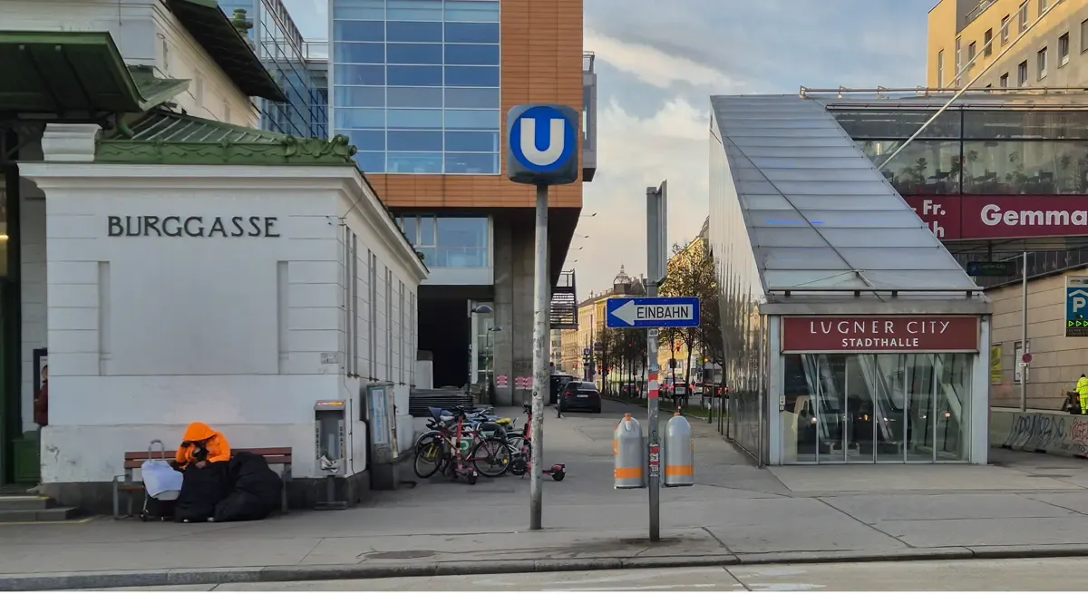 U-Bahn Station Burggasse-Stadthalle direkt bei der UROMED Praxis in Wien