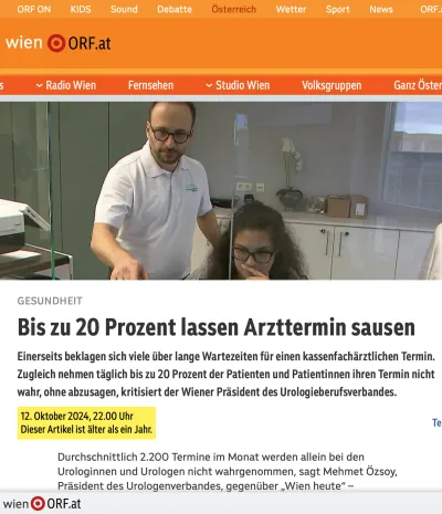 DDr. Özsoy im ORF Wien Interview über Urologie in Wien